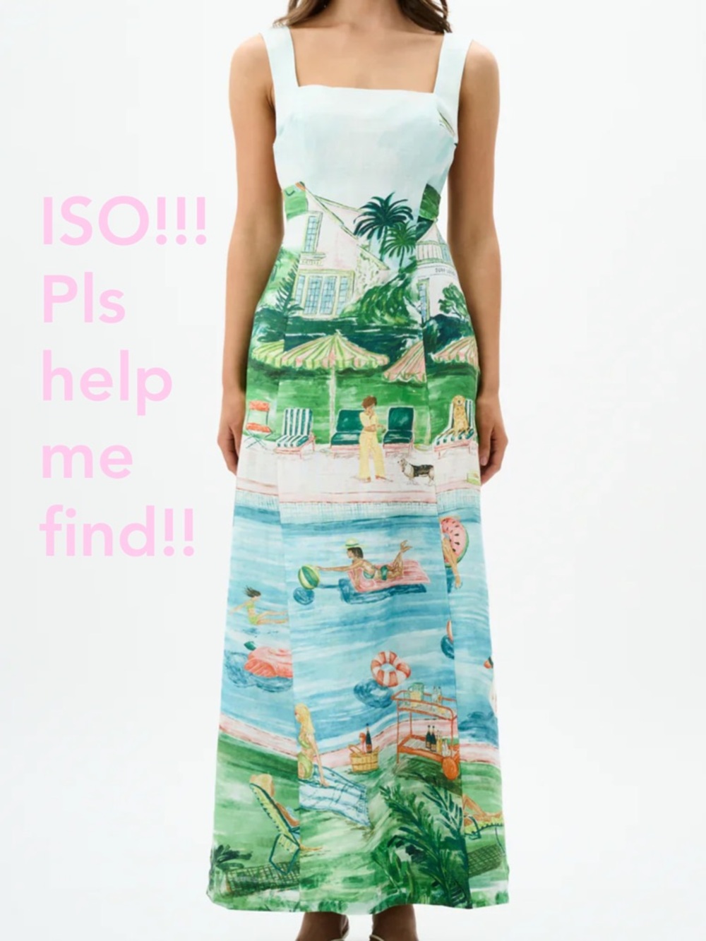 ISO!!! ROAME Poolside Affair Dress size US 0 or 2 in Isolde or Alexandra Styles